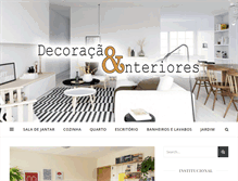 Tablet Screenshot of decoracaoeinteriores.net